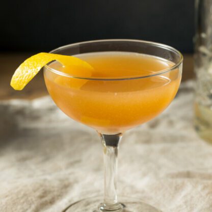 Man 'O War Bourbon Whiskey Orange Liqueur Sweet Vermouth Lemon Juice Iced Cocktail