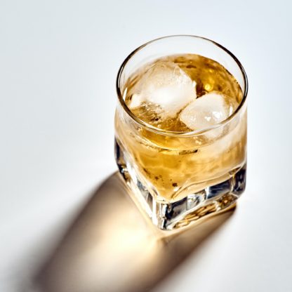 Stinger Cognac Brandy Creme De Menthe Iced Cocktail