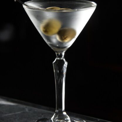 Martini Cocktail With Gin Dry Vermouth And Orange Bitters