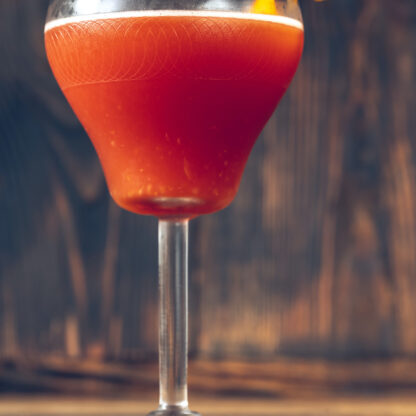 Blood And Sand Scotch Cherry Liqueur Orange Juice Sweet Vermouth Cocktail
