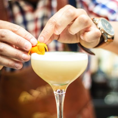 Corpse Reviver No. 2 Absinthe Gin Orange Liqueur Lillet Blanc Lemon Juice Shaken Cocktail