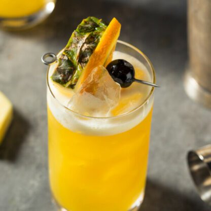 Yellow Bird Cocktail Rum Galliano Orange Liqueur Lime Juice Tropical Drink