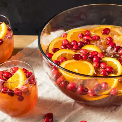 Hannah Woolley Punch With Red Wine Cognac Nutmeg Lemon Juice And Soda Water Christmas Holiday Punch Recipe
