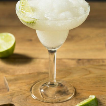Frozen Margarita With Tequila Triple Sec And Lime Juice