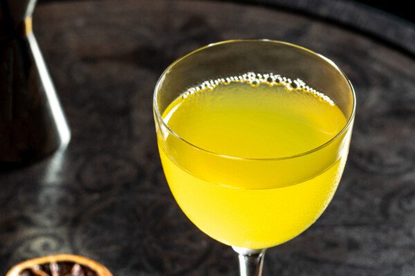 13 Chartreuse Cocktails, Its History And How To Use It &Mdash; The Shaken Cocktail Embassie Cocktail With Gin Yellow Charteuse Bianco Vermouth Cocchi Americano And Lemon Juice