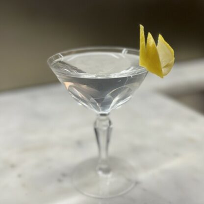 The Energy With(G)In With Gin Vodka Blanc Vermouth And Gentian Liqueur