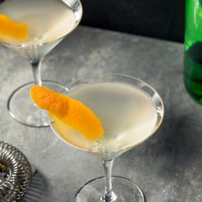 Gin Blossom Martini With Plymouth Gin Bianco Vermouth Or Blanc Vermouth Apricot Eau De Vie And Orange Bitters