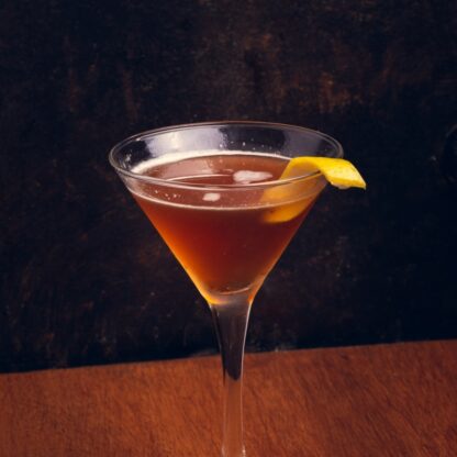 Preakness Manhattan With Bourbon Whiskey, Cognac, Benedictine D.o.m., Sweet Vermouth, Angostura Bitters